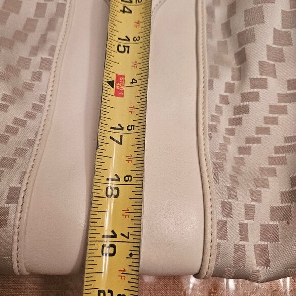 Vintage Cole Hann Leather and Satin Material Shoulder Purse - Picture 15 of 16